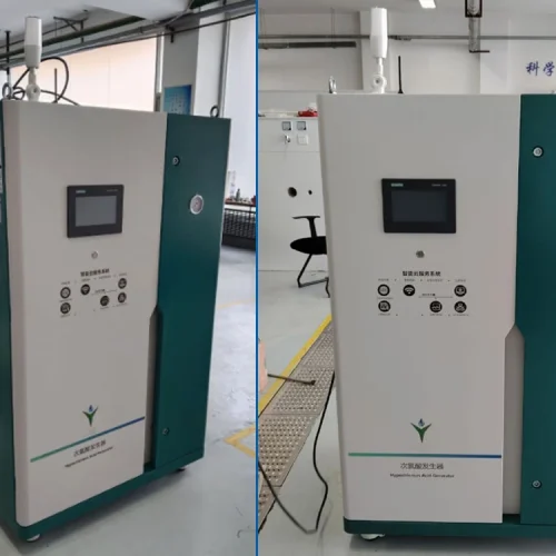 Hypochlorous acid generator shipped