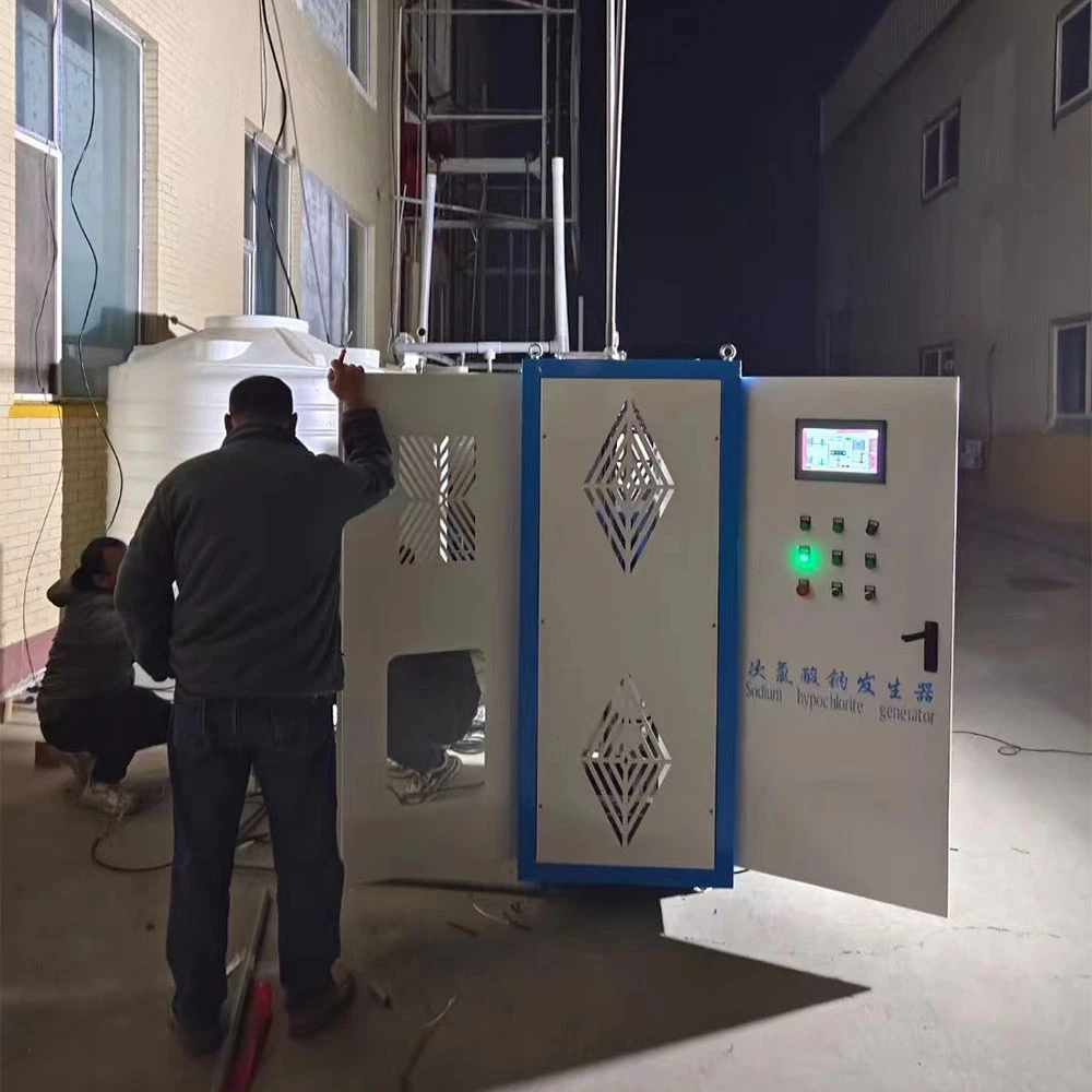 Commissioning of sodium hypochlorite generator