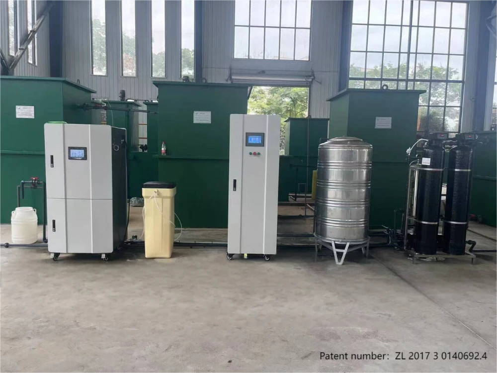 Hypochlorous acid generator for animal husbandry