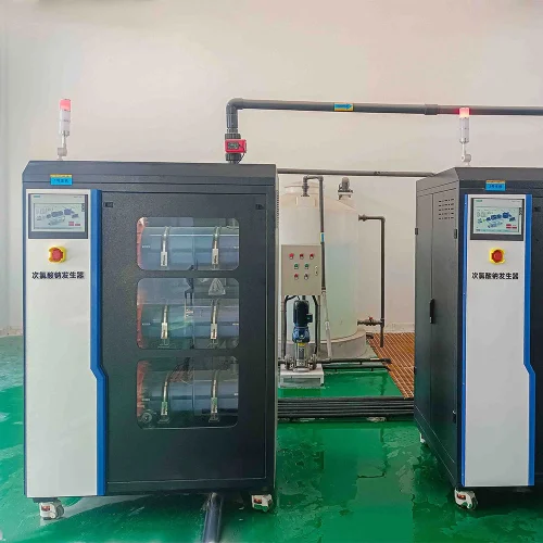 Sodium hypochlorite generator for use