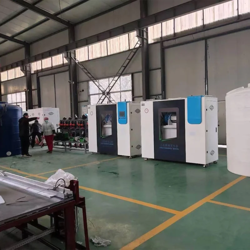 Sodium hypochlorite generators are used for water treatment