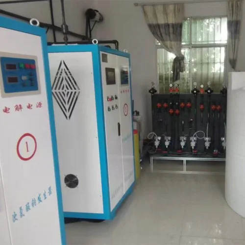 The application site of sodium hypochlorite generator