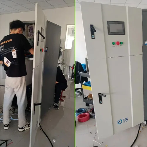 Commissioning of hypochlorous acid generator
