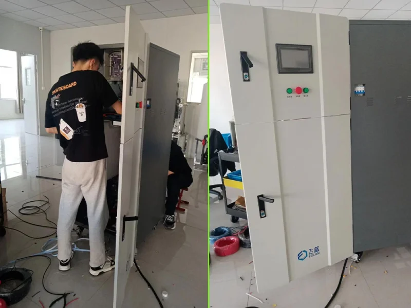Commissioning of hypochlorous acid generator