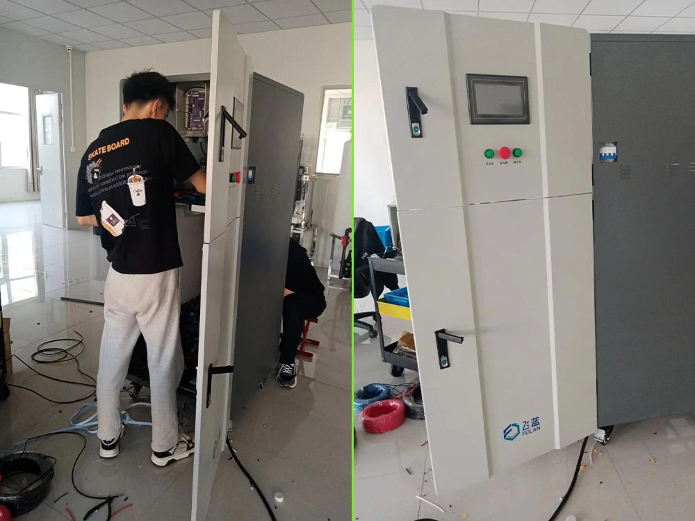 Commissioning of hypochlorous acid generator