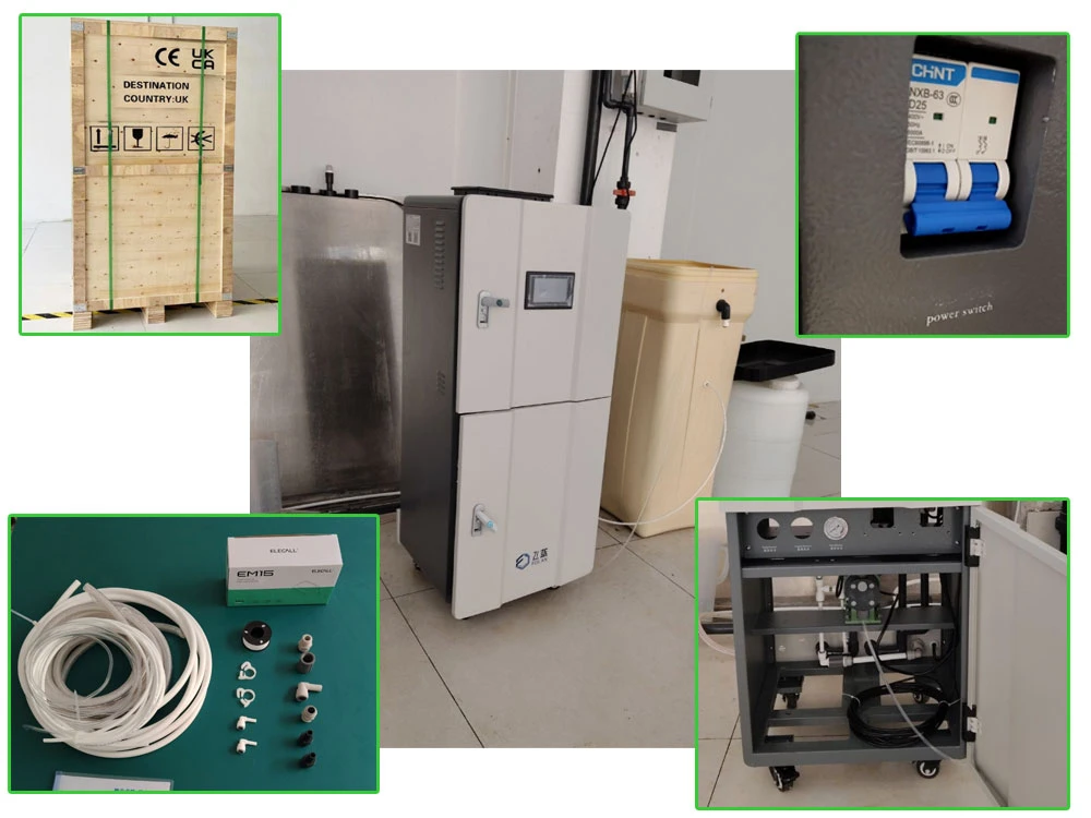 Details of the hypochlorous acid generator
