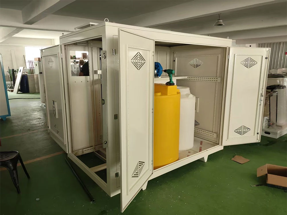 Sodium hypochlorite generator on-site