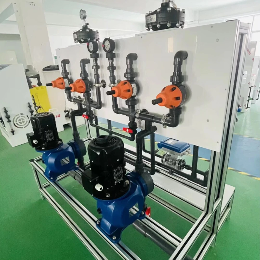 Addition of sodium hypochlorite generator