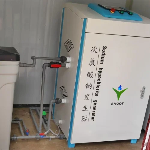Small sodium hypochlorite generator