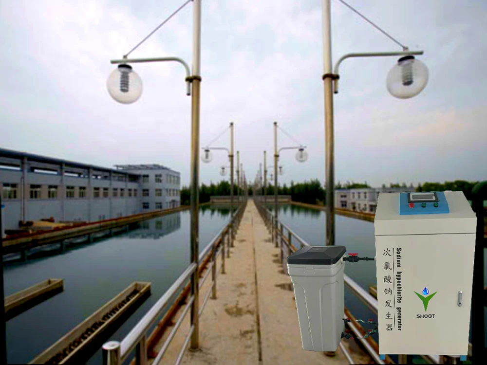 Sodium hypochlorite generator for rural drinking water