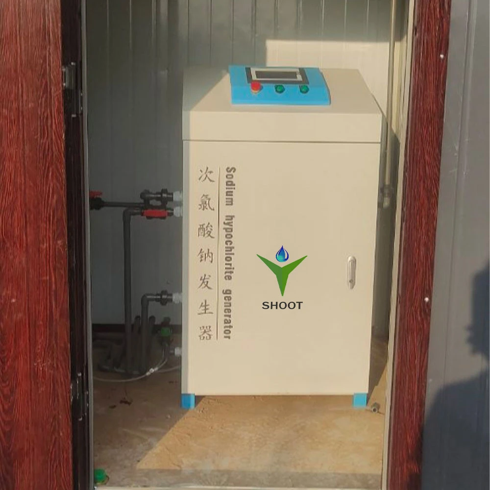 Sodium hypochlorite generator site