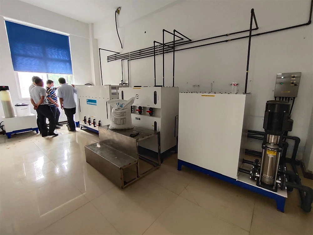The site where sodium hypochlorite generator is used