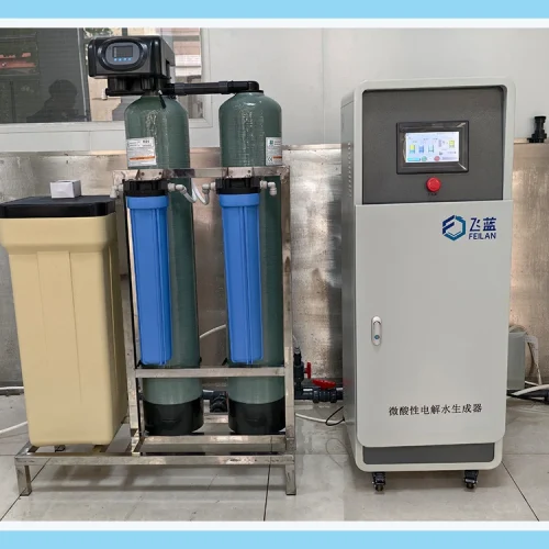Hypochlorous acid generator for dental use