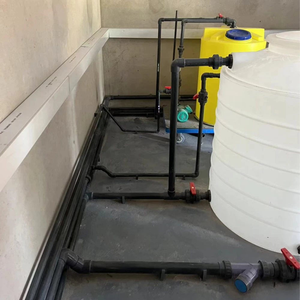 Installation of sodium hypochlorite generator