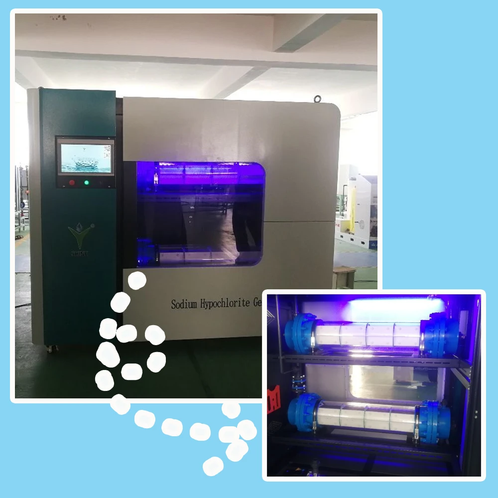 Sodium hypochlorite generator electrolyzer