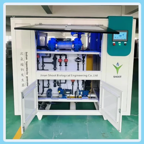 Sodium hypochlorite generator site
