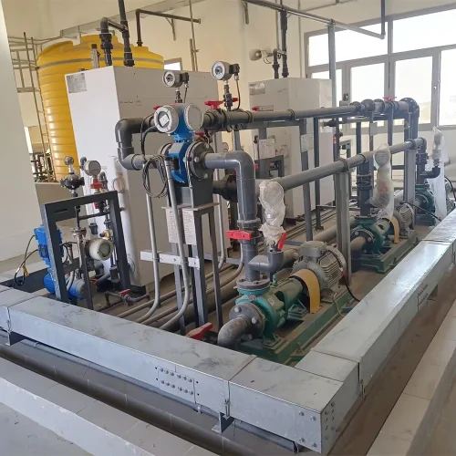 Sodium hypochlorite generator on-site