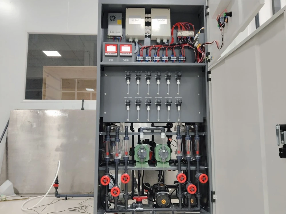 Hypochlorous acid generator layout