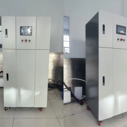 Hypochlorous acid generators are used for freshwater fish farming and disinfection.