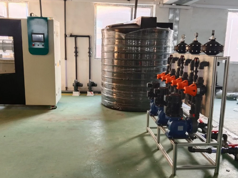 Sodium hypochlorite generator addition