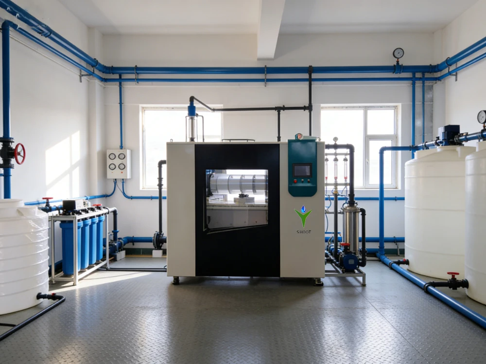 Sodium hypochlorite generator on-site