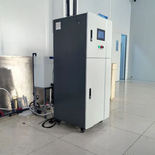 Hypochlorous acid generators are used for freshwater fish farming and disinfection.
