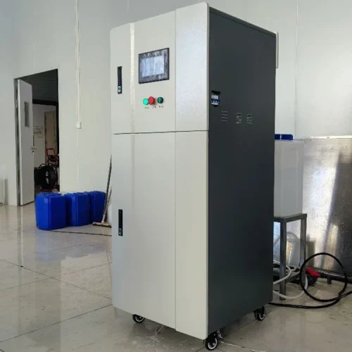 Hypochlorous acid generators are used for freshwater fish farming.