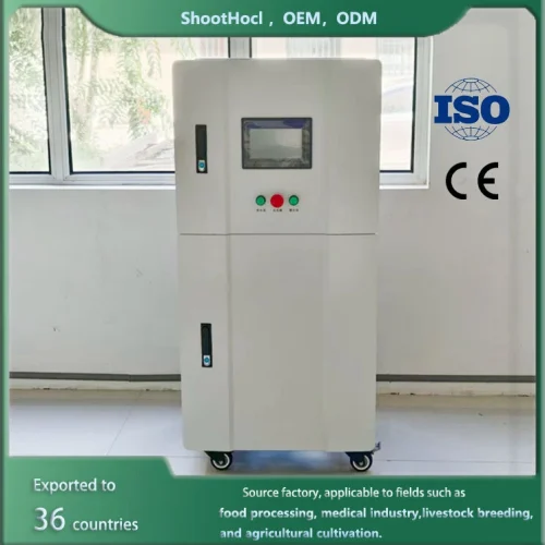 Hypochlorous acid generator for onion disinfection and cleaning advantages