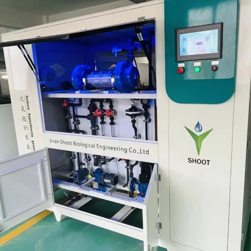 Sodium hypochlorite generator installation
