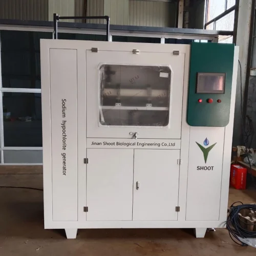 Sodium hypochlorite generator on-site