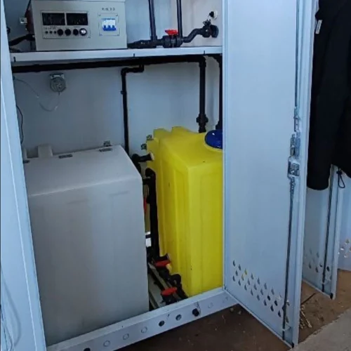 Sodium hypochlorite generator production