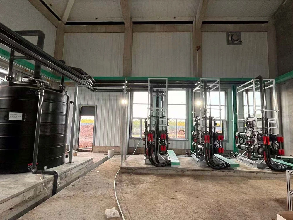Sodium hypochlorite generator installation