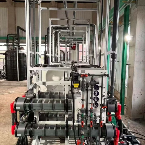 Sodium hypochlorite generator on site