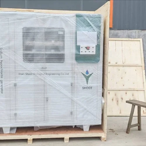 Sodium hypochlorite generator packaging