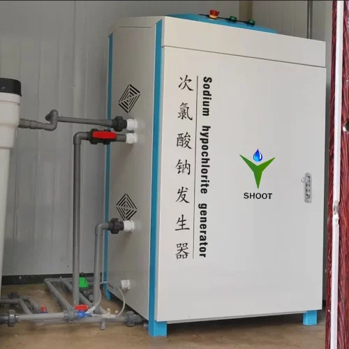 Sodium hypochlorite generator production