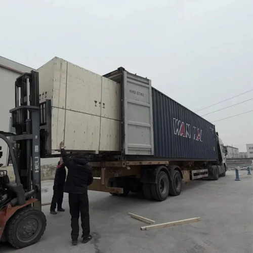 Sodium hypochlorite generator shipped.
