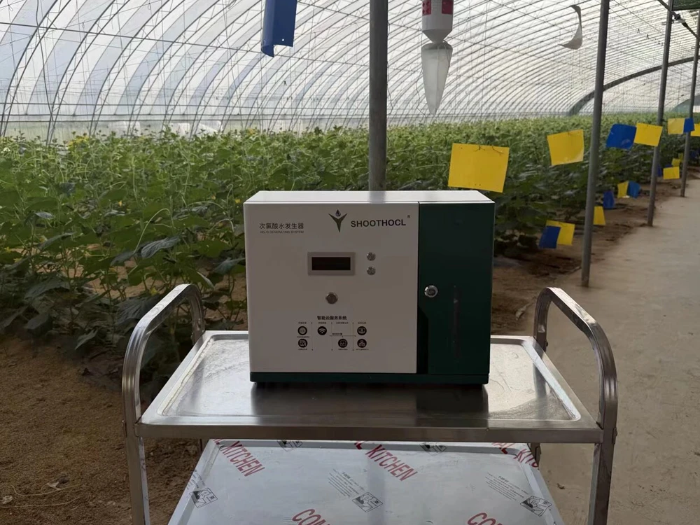 Green-planting-type-hypochlorous-acid-generator-put-into-use