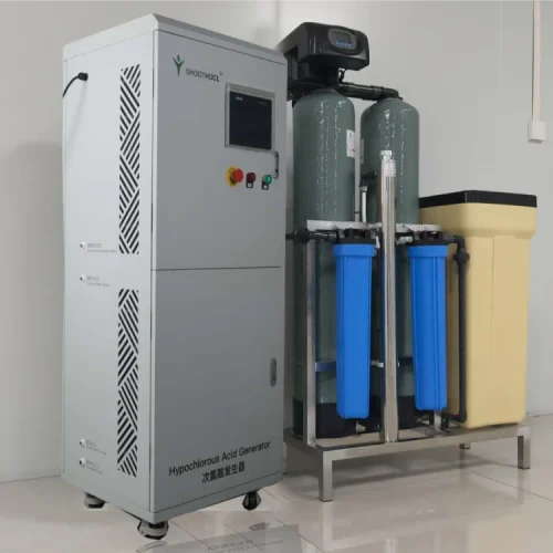 Hypochlorous acid generators are used in the medical field