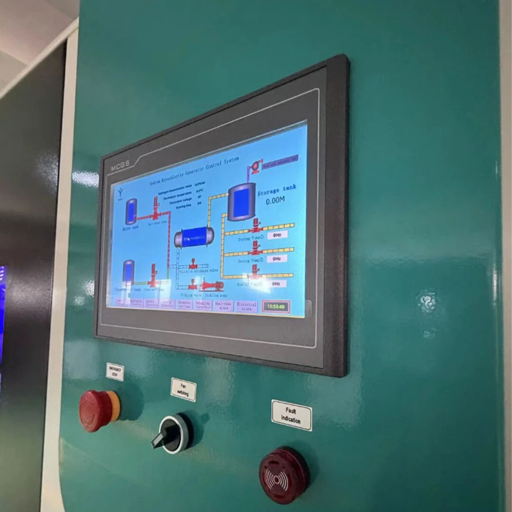 Sodium hypochlorite generator PLC