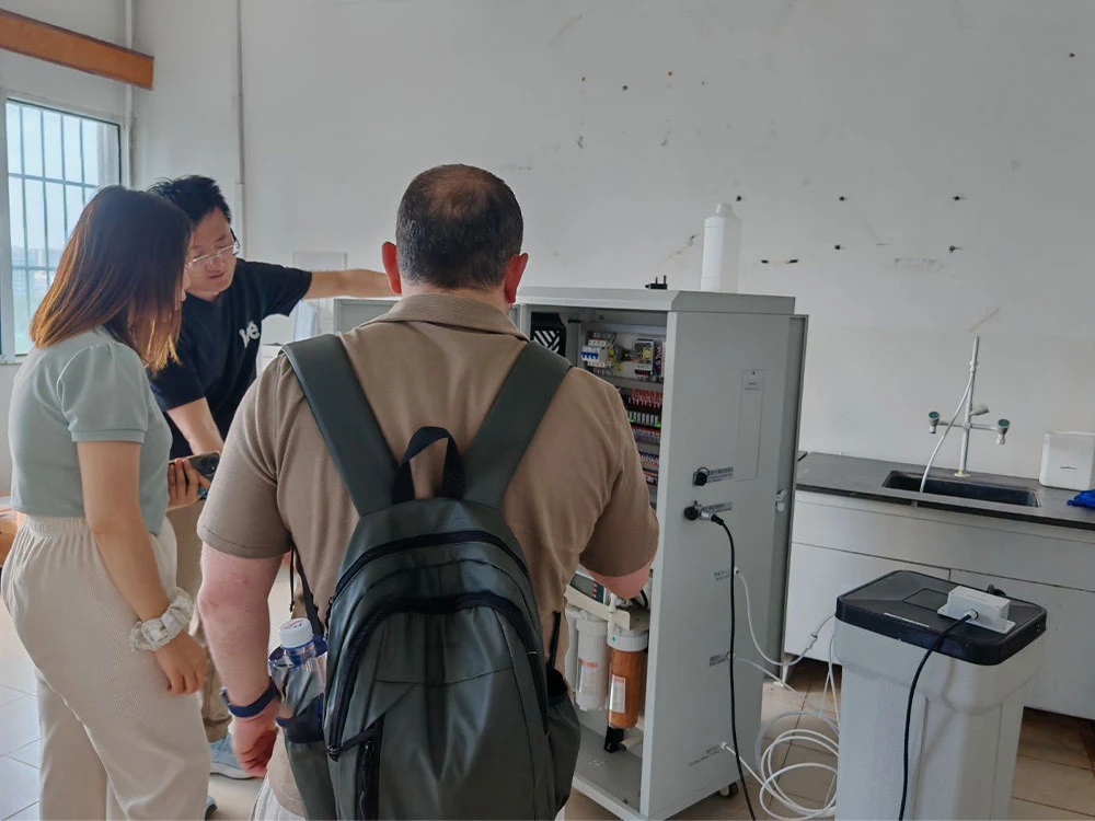 Hypochlorous acid generator customer visit