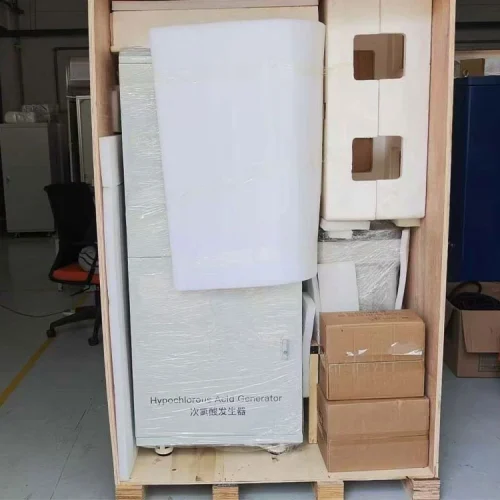 Hypochlorous acid generator shipped