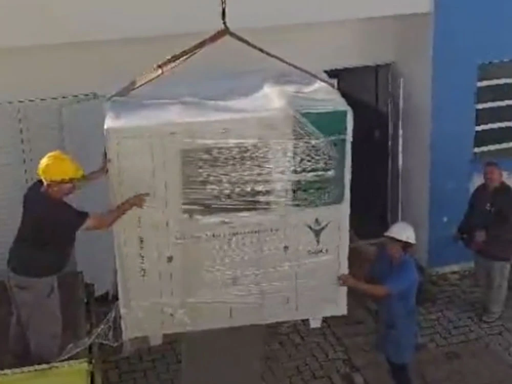 Sodium hypochlorite generator on site