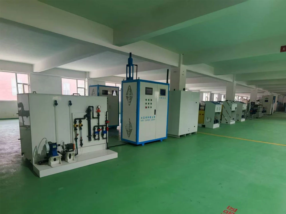 Sodium hypochlorite generator shipped.