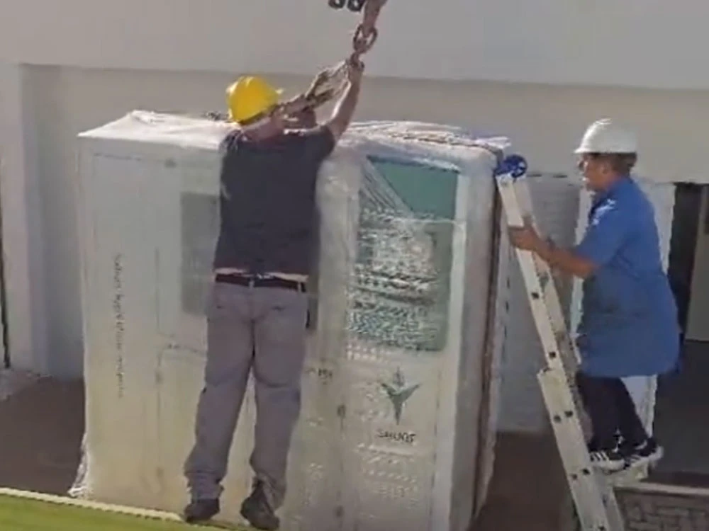 Sodium hypochlorite generator transport